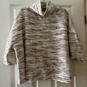 Urban Outfitters Cozy Striped Turtleneck Sweater